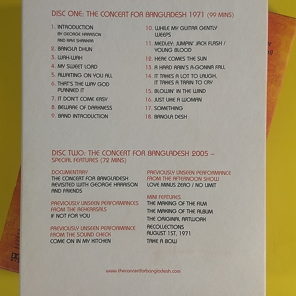 George Harrison: The Concert For Bangladesh DVD set - Picture 17 of 17